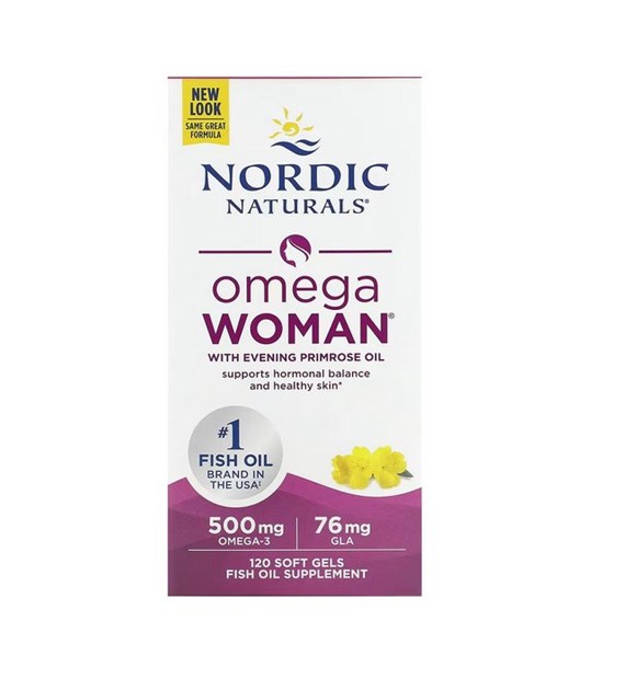 NORDIC NATURALS Omega Woman (120 kaps.)