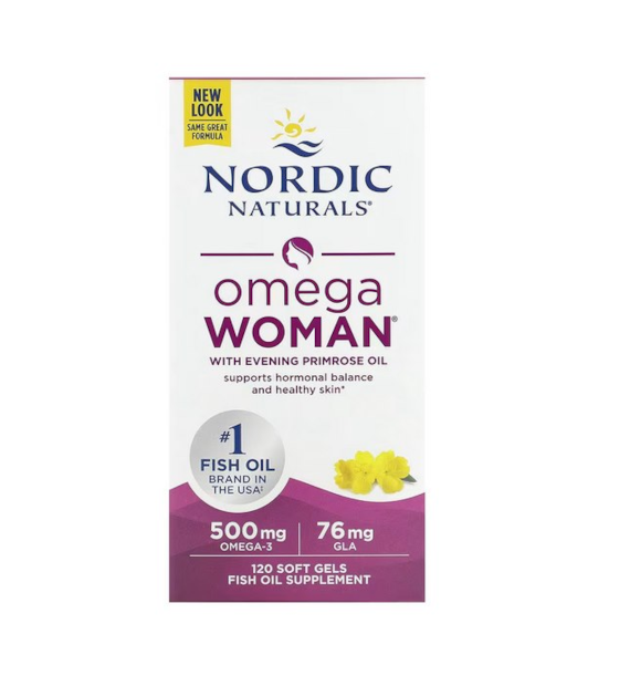 NORDIC NATURALS Omega Woman (120 kaps.)