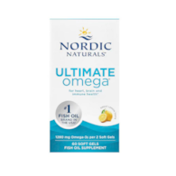 NORDIC NATURALS Ultimate Omega, 1280 mg Lemon (60 sgels)