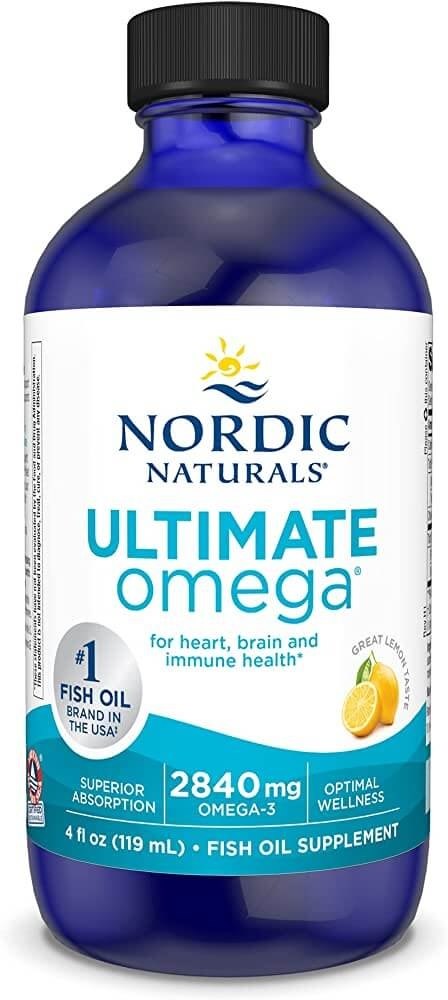 NORDIC NATURALS Ultimate Omega, Lemon, 2840 mg (119 ml)