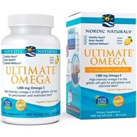 NORDIC NATURALS Ultimate Omega, 1280 mg Lemon (60 fish gelatin sgels)