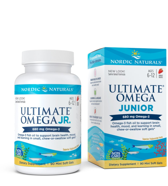 NORDIC NATURALS Ultimate Omega Junior 340 mg (90 kaps.)