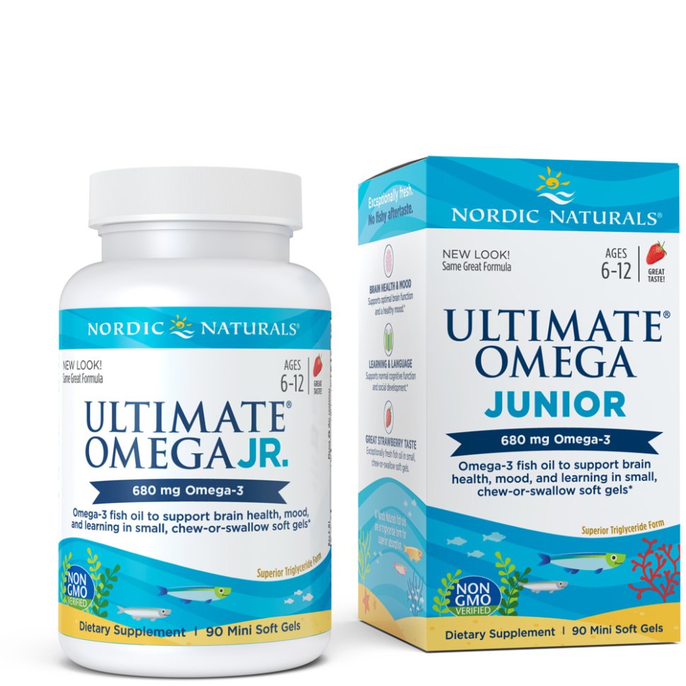 NORDIC NATURALS Ultimate Omega Junior 340 mg (90 kaps.)