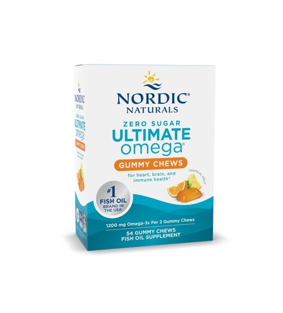NORDIC NATURALS Ultimate Omega bez cukru (54 żelki)