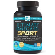 NORDIC NATURALS Ultimate Omega-D3 Sport, 1480 mg Lemon (60 sgels)