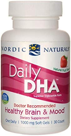 NORDIC NATURALS Daily DHA, Strawberry (30 sgels)