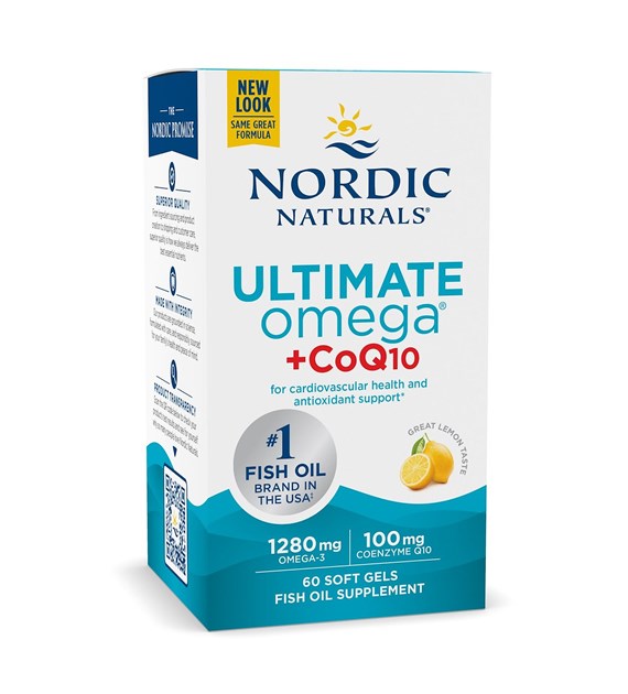 NORDIC NATURALS Ultimate Omega + CoQ10, 1280 mg (60 sgels)
