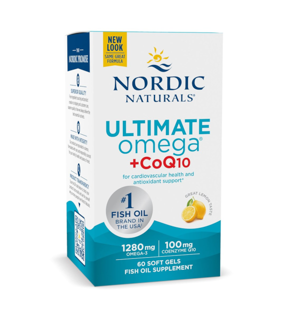 NORDIC NATURALS Ultimate Omega + CoQ10 (60 kaps.)