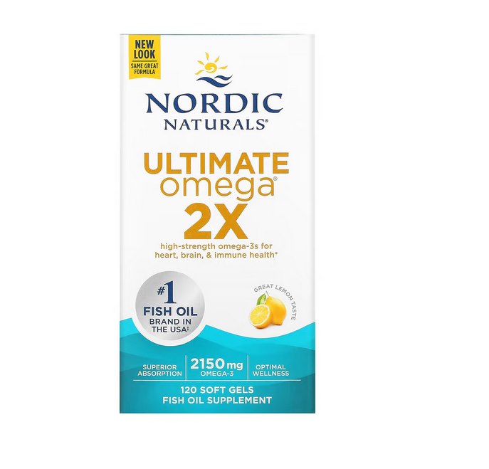 NORDIC NATURALS Ultimate Omega 2X (120 kaps.)