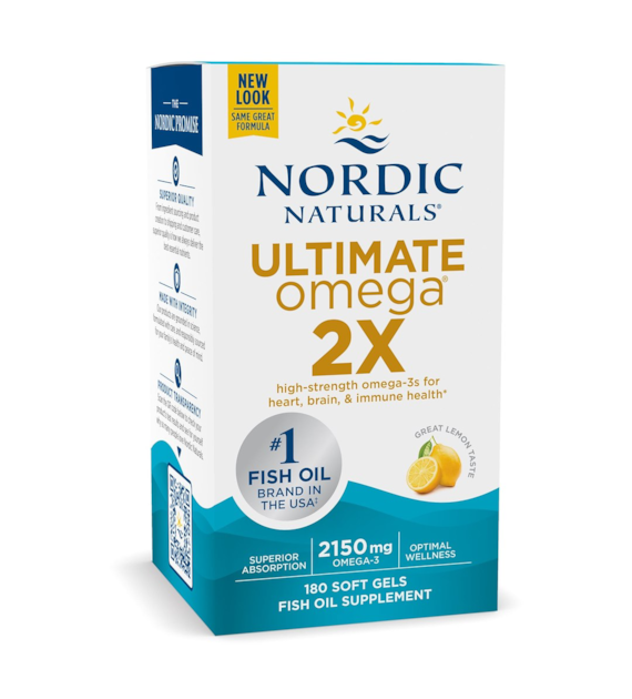 NORDIC NATURALS Ultimate Omega 2X (180 kaps.)
