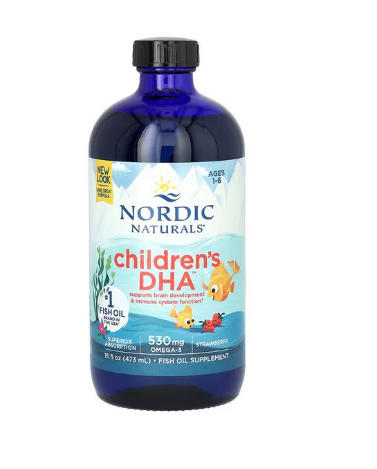 NORDIC NATURALS Children's DHA, 530 mg Strawberry (473 ml / 16 fl. oz.)