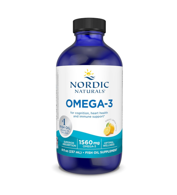 NORDIC NATURALS Omega-3, 1560 mg Lemon (237 ml / 8 fl. oz.)