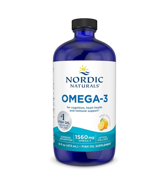 NORDIC NATURALS Omega-3, 1560 mg Lemon (473 ml / 16 fl. oz.)