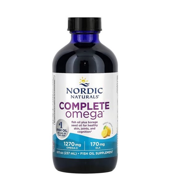 NORDIC NATURALS Complete Omega, 1270 mg Lemon (237 ml / 8 fl. oz.)