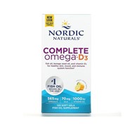 NORDIC NATURALS Complete Omega-D3, 565 mg Lemon (120 sgels)