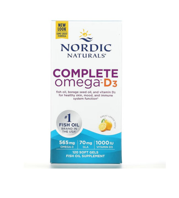 NORDIC NATURALS Complete Omega-D3 (120 kaps.)