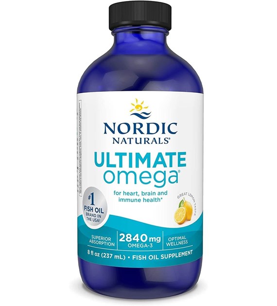 NORDIC NATURALS Ultimate Omega, 2840 mg Lemon Flavor (237 ml / 8 fl. oz.)