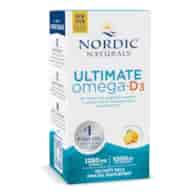 NORDIC NATURALS Ultimate Omega-D3, 1280 mg Lemon (120 sgels)