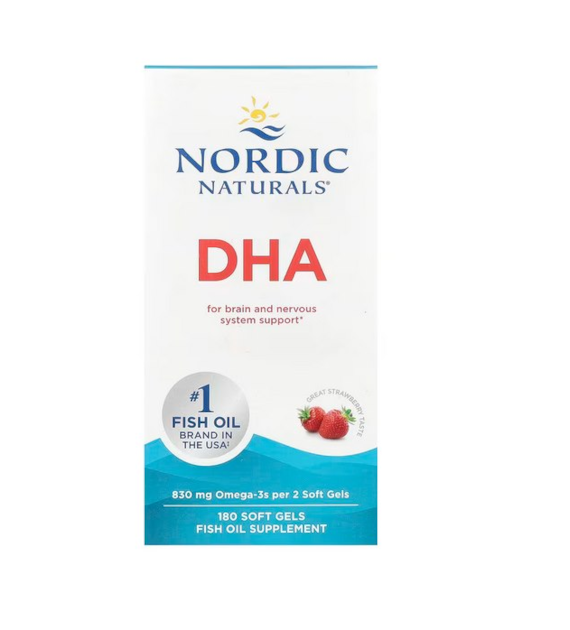 NORDIC NATURALS DHA Omega-3 Oil (180 kaps.)