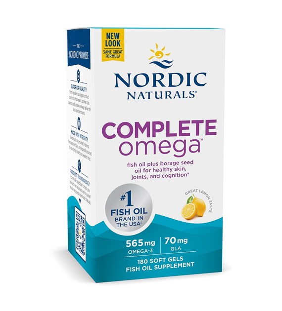 NORDIC NATURALS Complete Omega, 565 mg Lemon (180 sgels)