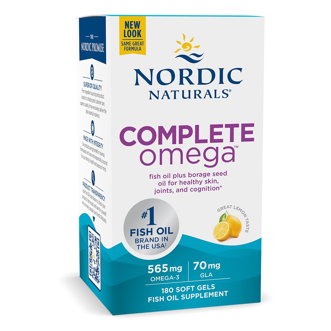 NORDIC NATURALS Complete Omega, 565 mg Lemon (180 sgels)