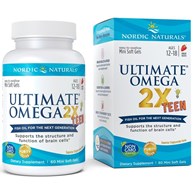NORDIC NATURALS Ultimate Omega 2X TEEN (60 sgels)