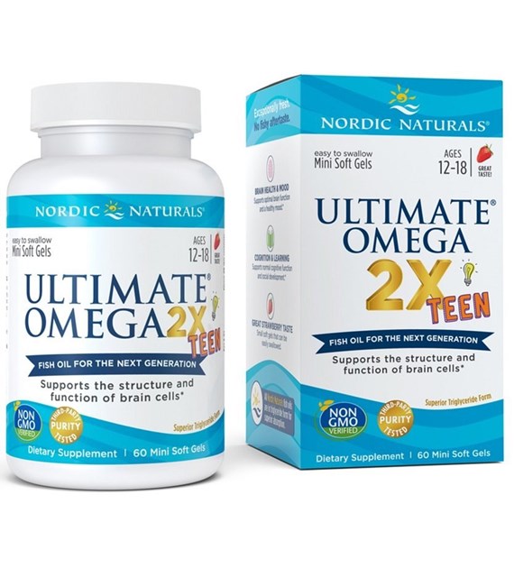 NORDIC NATURALS Ultimate Omega 2X TEEN (60 sgels)