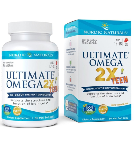 NORDIC NATURALS Ultimate Omega Teen Omega-3 (60 kaps.)