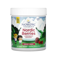 NORDIC NATURALS Nordic Berries Multivitamin, Cherry Berry (120 gummy berries)