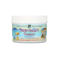 NORDIC NATURALS Nordic Omega-3 Gummies, 82 mg Tangerine Treats (60 gummies)