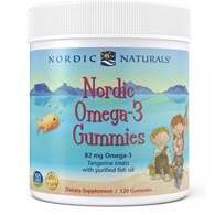 NORDIC NATURALS Nordic Omega-3 Gummies, 82 mg Tangerine Treats (120 gummies)