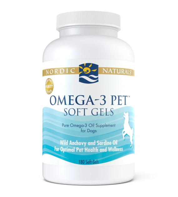 NORDIC NATURALS Pets - Omega 3 (180 kaps.)