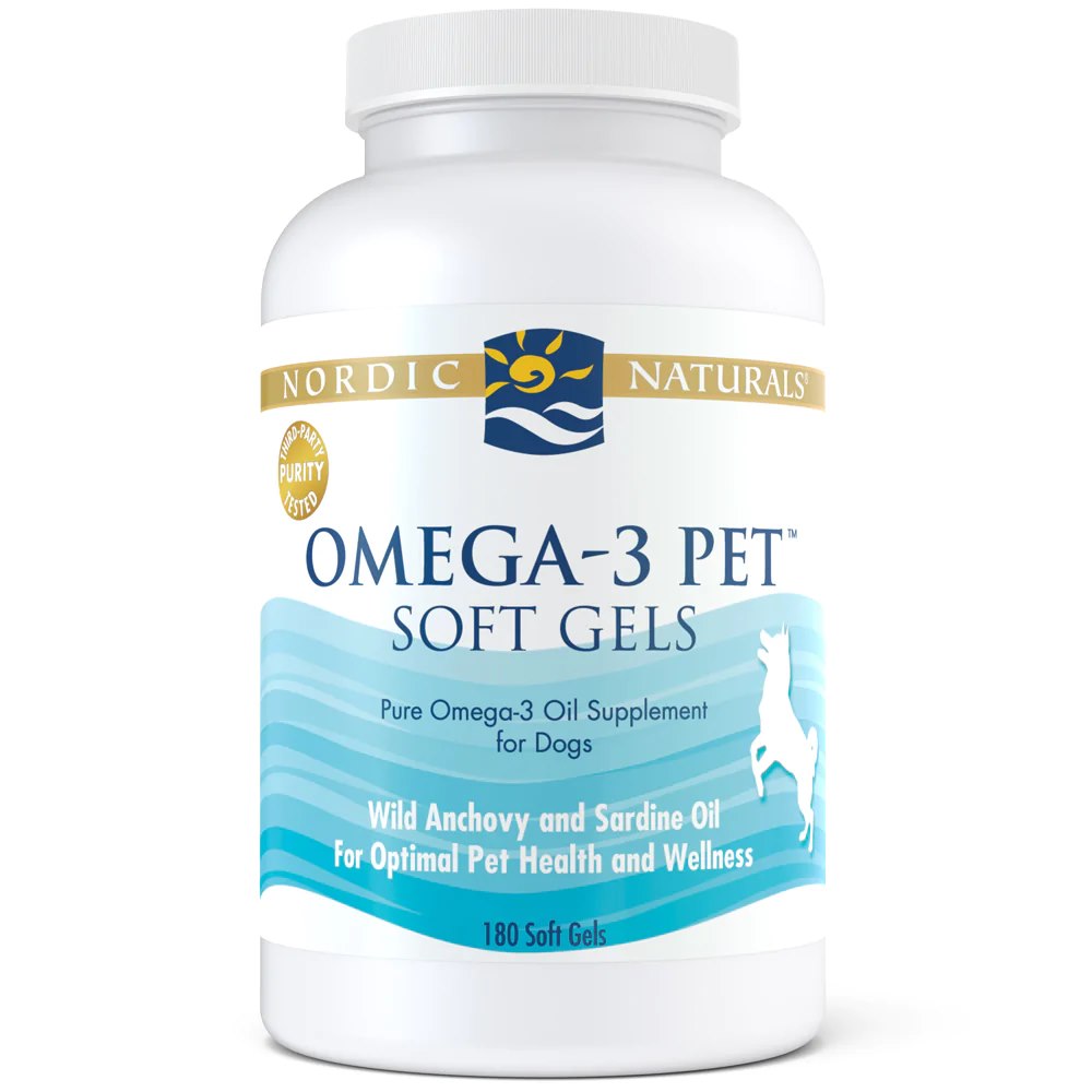 NORDIC NATURALS Pets - Omega 3 (180 kaps.)