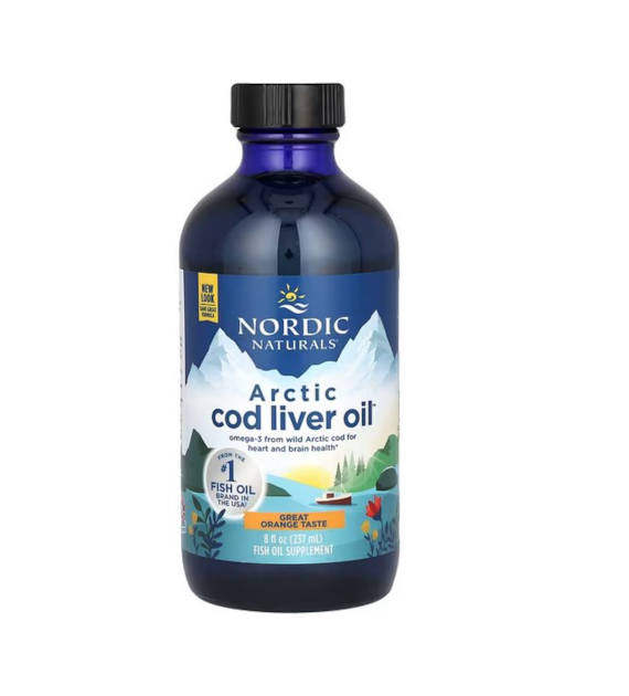 NORDIC NATURALS Arctic Cod Liver Oil Orange (237 ml)