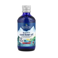 NORDIC NATURALS Arctic Cod Liver Oil, 1060 mg Strawberry (237 ml / 8 fl. oz.)