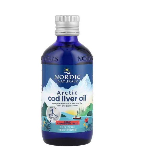 NORDIC NATURALS Arctic Cod Liver Oil Strawberry (237 ml)