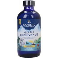 NORDIC NATURALS Arctic Cod Liver Oil, 1060 mg Lemon (237 ml / 8 fl. oz.)