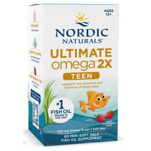 NORDIC NATURALS Ultimate Omega 2X Teen 560 mg (60 kaps.)