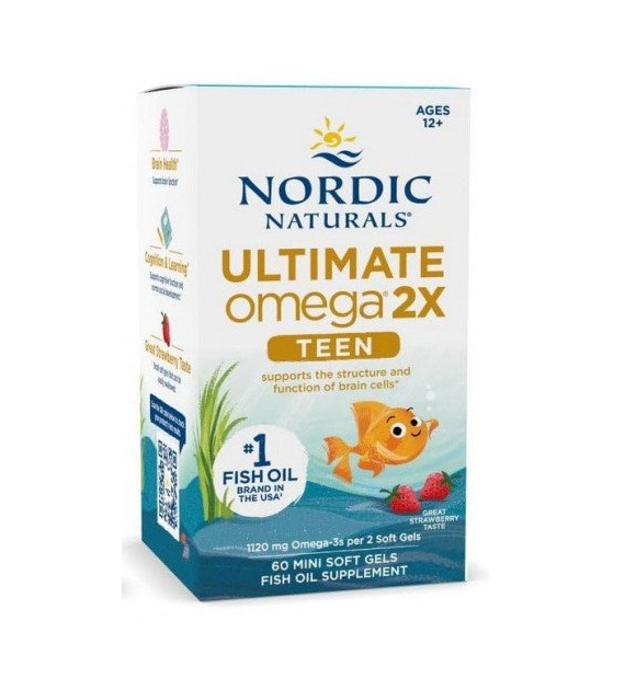 NORDIC NATURALS Ultimate Omega 2X Teen 560 mg (60 kaps.)