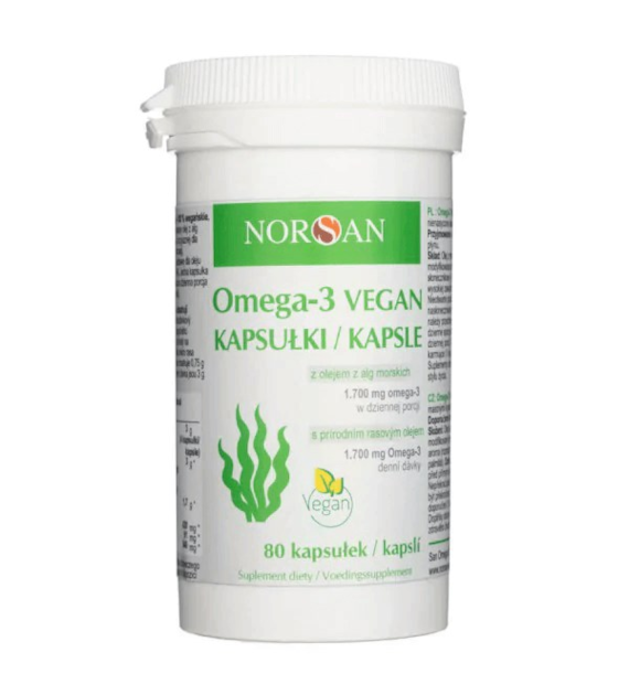NORSAN Omega-3 VEGAN (80 kaps.)
