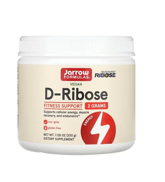 JARROW FORMULAS D-Ribose, Powder (200 g / 7,055 oz.)