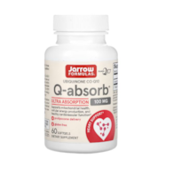 JARROW FORMULAS Ubiquinone Co-Q10 Q-absorb 100 mg - Koenzym Q10 (60 kaps.)