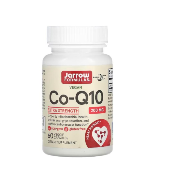 JARROW FORMULAS Co-Q10 200 mg - Koenzym Q10 200 mg (60 kaps.)