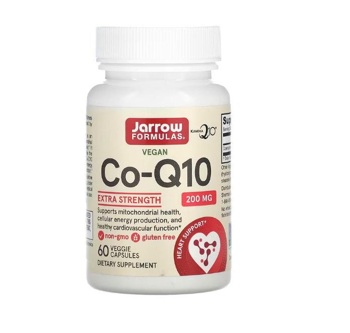 JARROW FORMULAS Co-Q10 200 mg - Koenzym Q10 200 mg (60 kaps.)