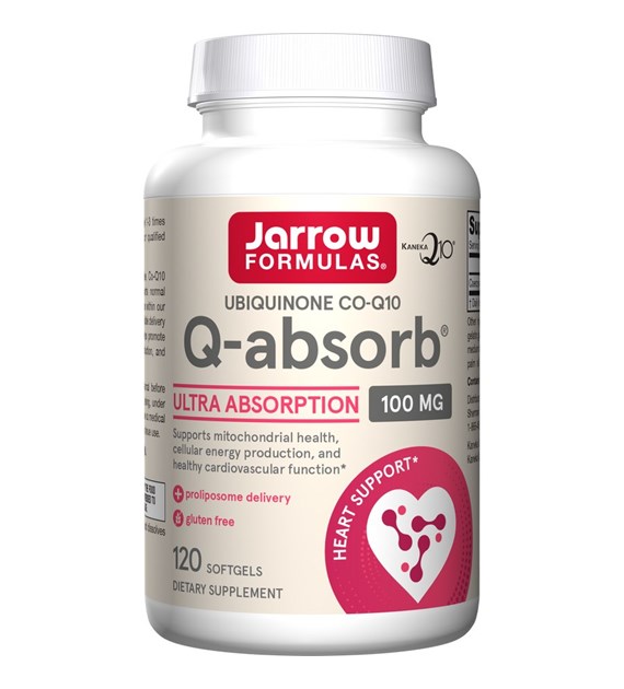 JARROW FORMULAS Q-absorb, 100 mg (120 sgels)