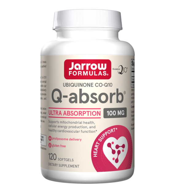 JARROW FORMULAS Ubiquinone Co-Q10 Q-absorb 100 mg - Koenzym Q10 (120 kaps.)
