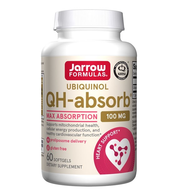 JARROW FORMULAS Ubiquinol QH-absorb, 100 mg (60 sgels)
