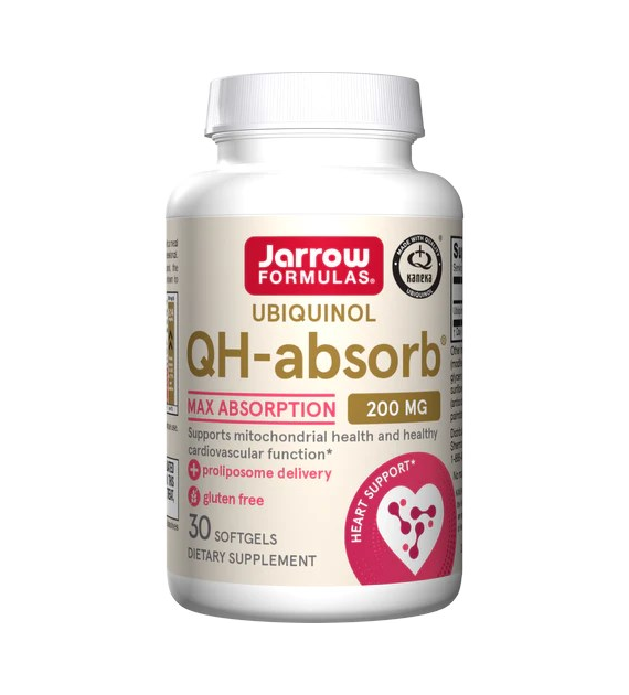 JARROW FORMULAS Ubiquinol QH-absorb, 200 mg (30 sgels)