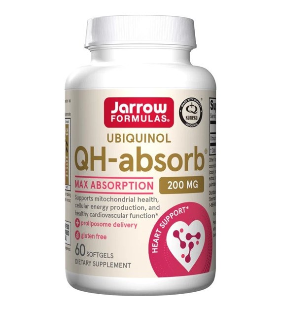 JARROW FORMULAS Ubiquinol QH-absorb 200 mg (60 kaps.)