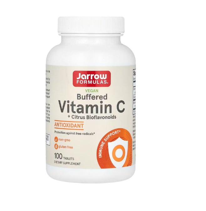 JARROW FORMULAS Buforowana Witamina C + Citrus Bioflavonoids (100 tabl.)